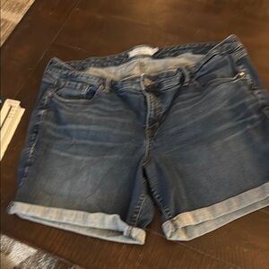 Women's Blue Denim Shorts